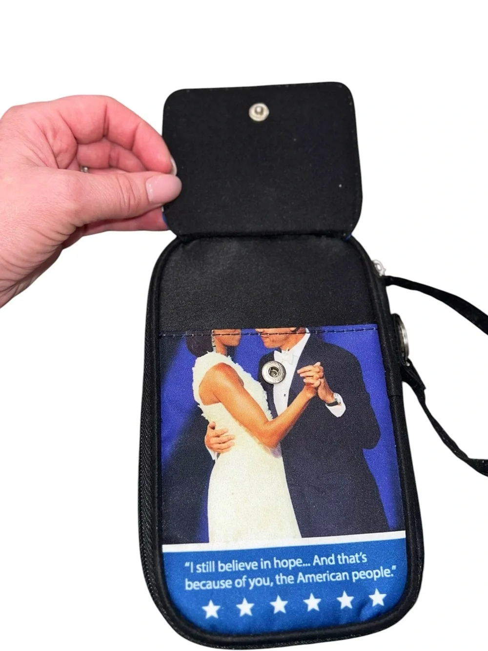 Willabee & Ward Barack & Michelle Obama Cell Phone Wallet Organizer